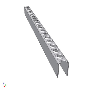 1 - Leitersprossen Stahl Leitersprossen Stahl S235JR, roh, LSP 25/800 800mm